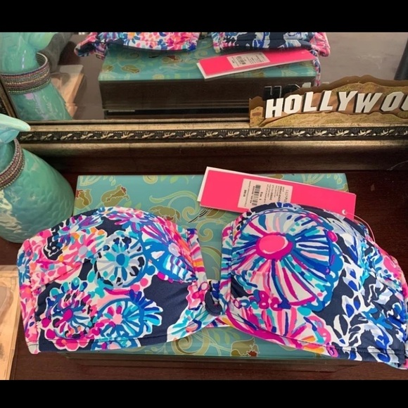 Lilly Pulitzer NIALL BIKINI TOP in Size 0 - Picture 3 of 13